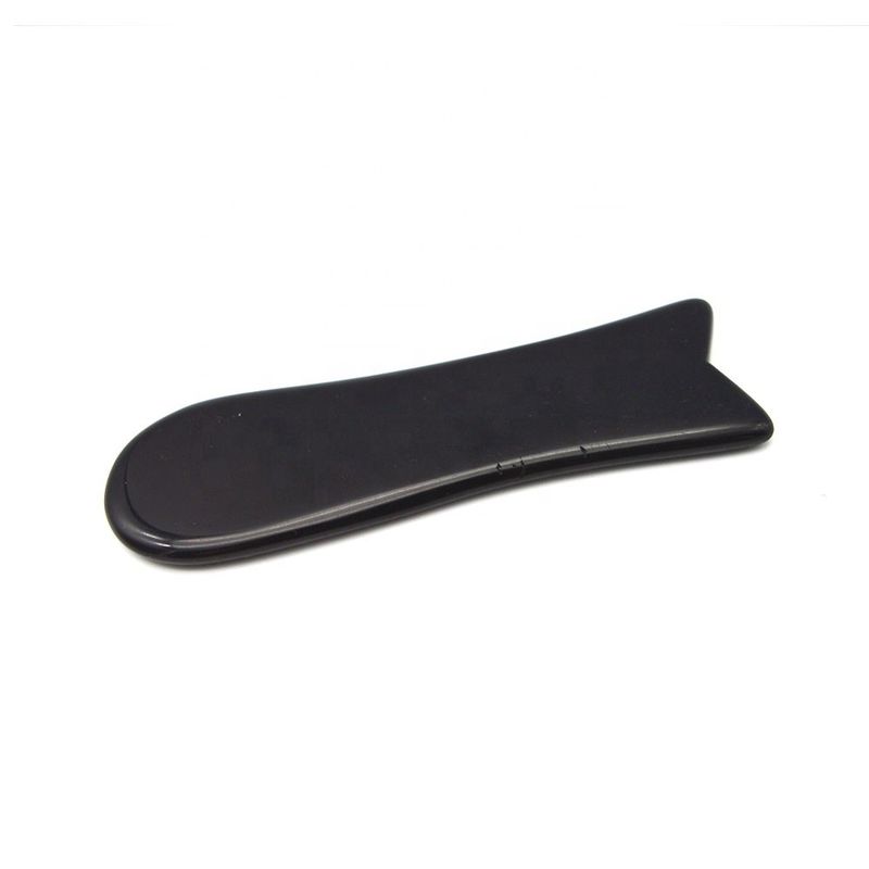 115mm Schwarz Obsidian Gua Sha Tool Die ultimative Anti-Aging und Gesichtsverjüngung Lösung