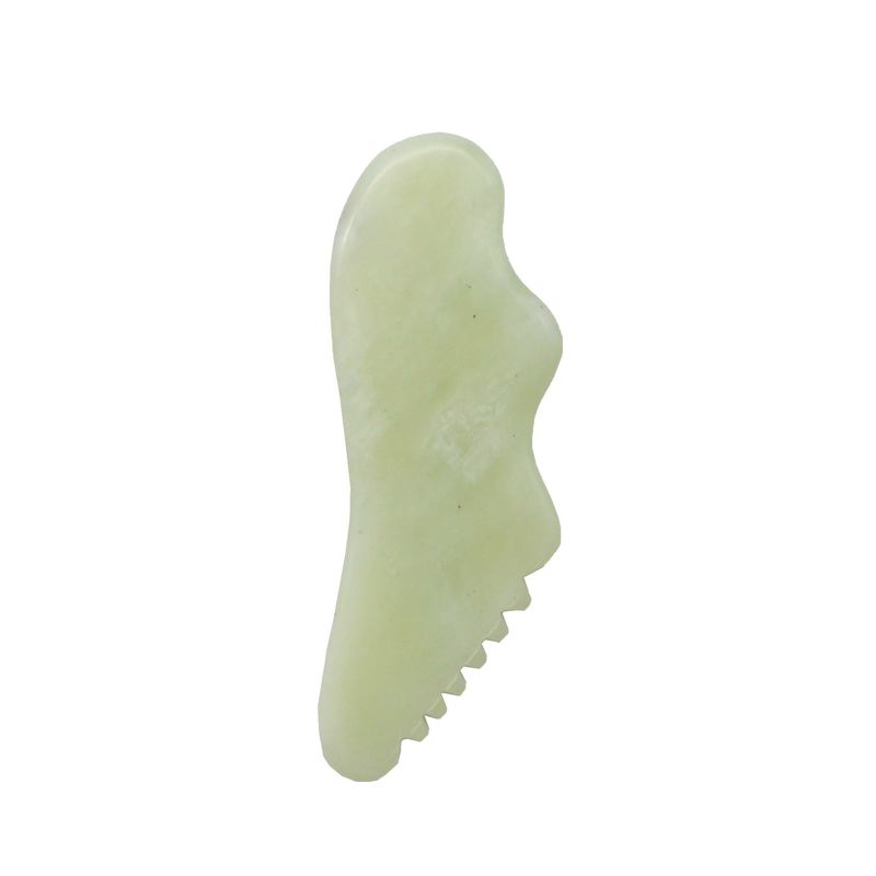 Gewöhnlich Natur Xiuyn Jade Guasha Werkzeug Stein Kratzen Massage Gua Sha Board für Schönheit mit Zertifikat und individuelles Logo