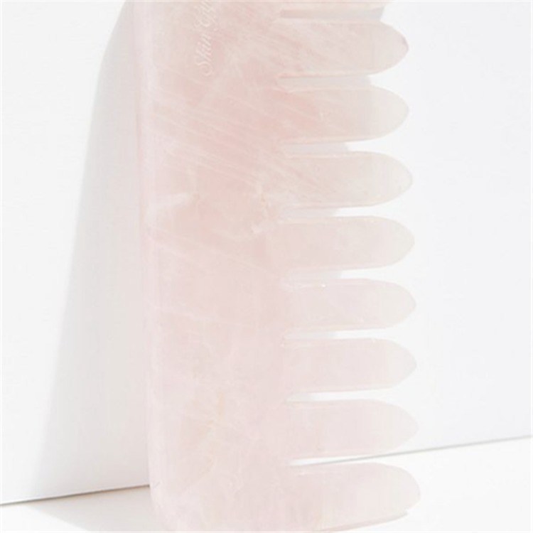 Natürliche Rose Quarz Gua Sha Schaben Massagetool für Therapie Modus Nr. abk-140 OEM ODM akzeptabel